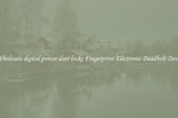 Wholesale digital power door locks Fingerprint Electronic Deadbolt Door 