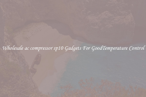 Wholesale ac compressor sp10 Gadgets For GoodTemperature Control