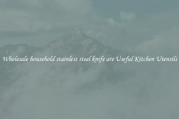 Wholesale household stainless steel knife are Useful Kitchen Utensils