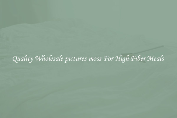 Quality Wholesale pictures moss For High Fiber Meals 