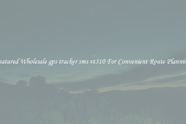 Featured Wholesale gps tracker sms vt310 For Convenient Route Planning 