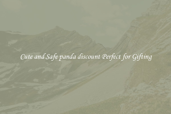Cute and Safe panda discount Perfect for Gifting