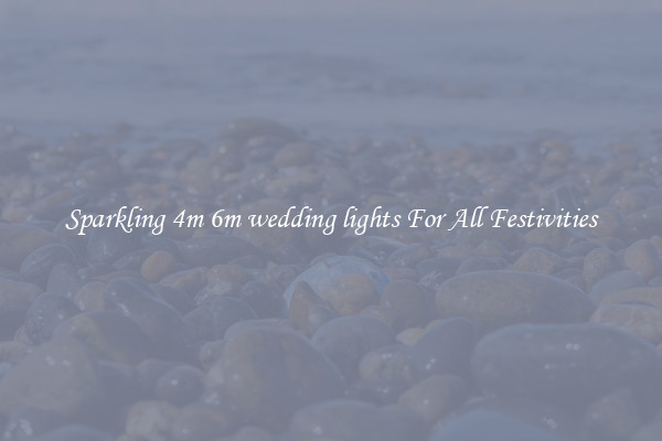 Sparkling 4m 6m wedding lights For All Festivities