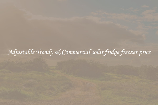Adjustable Trendy & Commercial solar fridge freezer price
