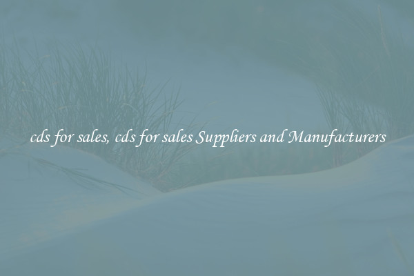 cds for sales, cds for sales Suppliers and Manufacturers