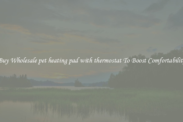 Buy Wholesale pet heating pad with thermostat To Boost Comfortability